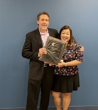 Researcher of the Year Awarded to Christie Kwon During Sherman's 2023 IRAPS Researcher of the Year Awarded to Christie Kwon During Sherman's 2023 IRAPS